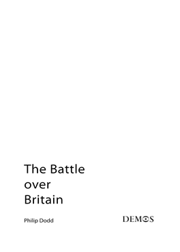 The Battle Over Britain