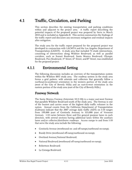 Traffic, Circulation, and Parking