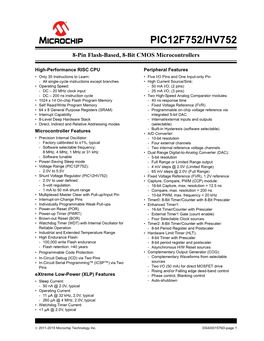 PIC12F752/HV752 Data Sheet