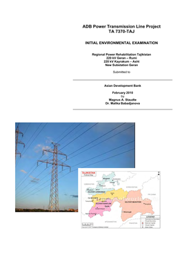 Regional Power Transmission Project: Initial Environmental