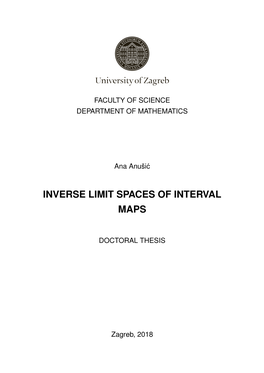 Inverse Limit Spaces of Interval Maps