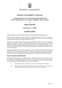 Massey University Council