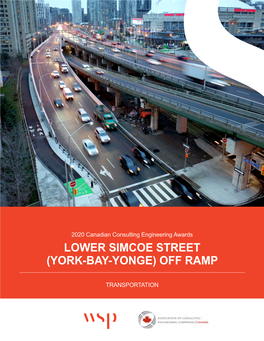 Lower Simcoe Street (York-Bay-Yonge) Off Ramp