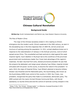 Chinese Cultural Revolution