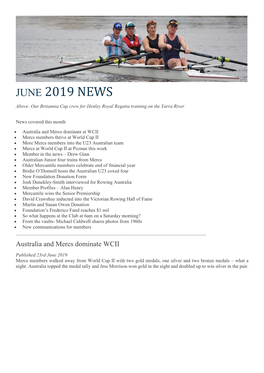 June 2019 News