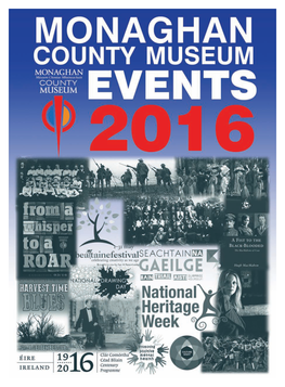 Monaghan County Museum Events 2016