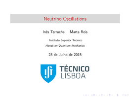 Neutrino Oscillations
