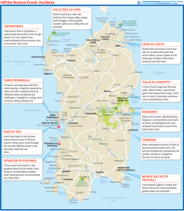 Off the Beaten Track: Sardinia E 0 25 Miles