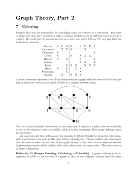 Graph Theory, Part 2