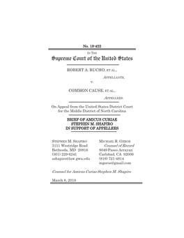 Amicus Brief of Stephen Shapiro