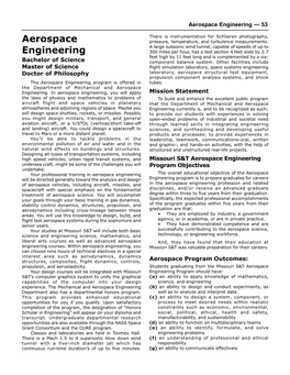 Aerospace Engineering — 53