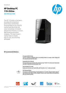 PSG Consumer 2C14 Desktop Datasheet