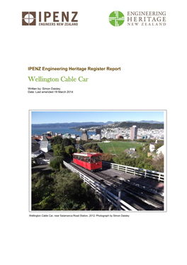 Wellington Cable Car Register Report