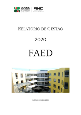 Relatório De Gestão 2020