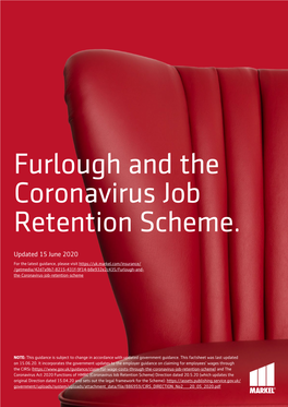 Furlough and the Coronavirus Job Retention Scheme