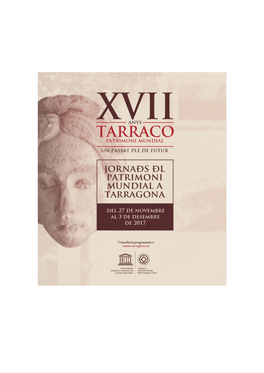 Tarragona Patrimoni Mundial-2017 Programa D'actes