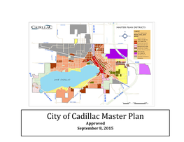 City of Cadillac Master Plan Approved September 8, 2015