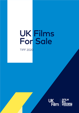 UK Films for Sale TIFF 2020