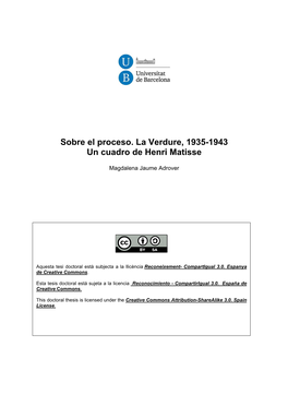 Sobre El Proceso. La Verdure, 1935-1943 Un Cuadro De Henri Matisse