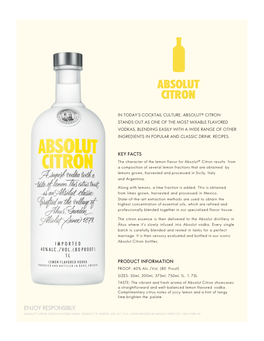 Absolut® Citron