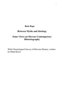 Repe Myths and Ideology