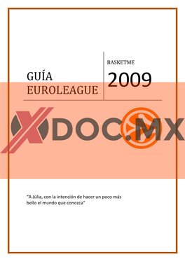 Guía Euroleague