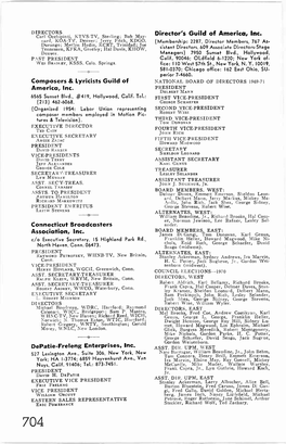 Composers & Lyricists Guild of America, Inc. Connecticut