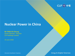 Nuclear Power in China