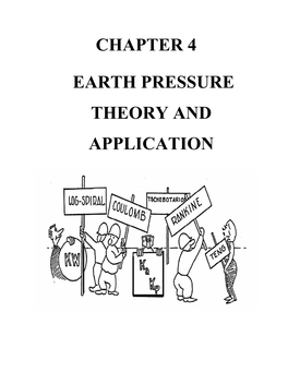 Earth Pressure Theory and Application