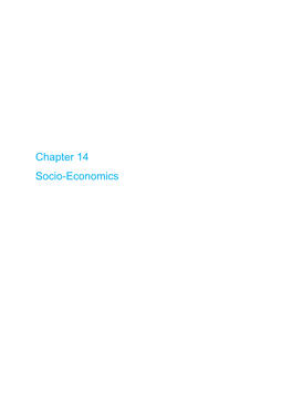 Chapter 14 Socio-Economics Abergelli PEIR 2018 – CHAPTER 14: SOCIO-ECONOMICS