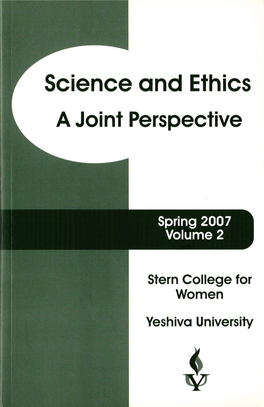 Science Qnd Ethics a Joint Perspective