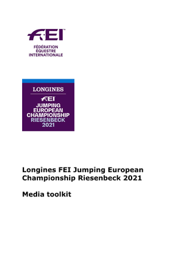 Longines FEI Jumping European Championship Riesenbeck 2021