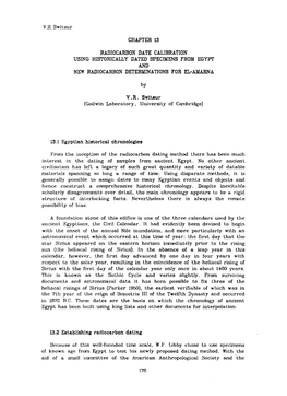 Chapter 13 Radiocarbon Date Calibration Using Historically Dated