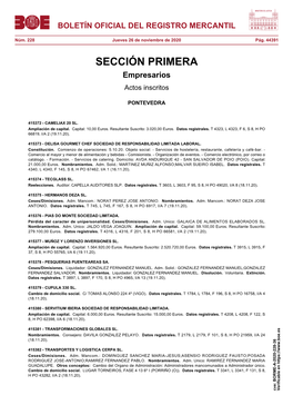 BORME-A-2020-228-36 Verificable En BOLETÍN OFICIAL DEL REGISTRO MERCANTIL