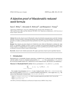 A Bijective Proof of Macdonald's Reduced Word Formula