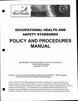 Policy and Procedures Manual