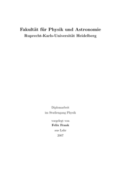 Fakultät Für Physik Und Astronomie