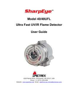 Ultra Fast UV/IR Flame Detector Model 40/40UFL