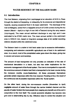 Chapters Water Resource of the Balason Basin 8.1