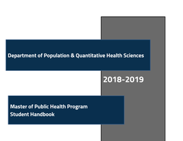 Department of Population & Quantitative Health Sciences