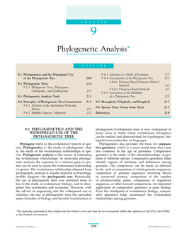 Phylogenetic Analysisã