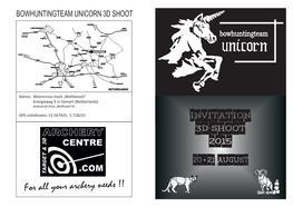 Unicorn 3D Invitation Outside 2015