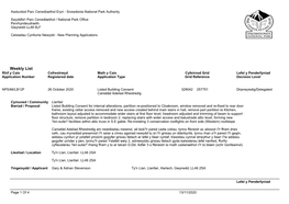 Weekly List Rhif Y Cais Cofrestrwyd Math Y Cais Cyfeirnod Grid Lefel Y Penderfyniad Application Number Registered Date Application Type Grid Reference Decision Level