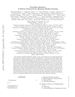 Arxiv:2003.02989V2 [Quant-Ph] 26 Aug 2021