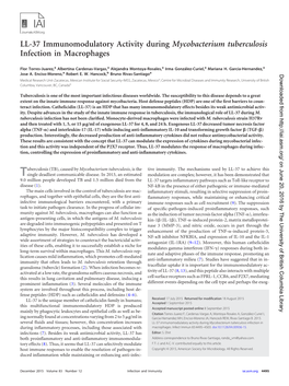 LL-37 Immunomodulatory Activity During Mycobacterium Tuberculosis Infection in Macrophages