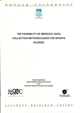 THE Feasibility of IMPROVED DATA Collection METHODOLOGIES for SPORTS INJURIES
