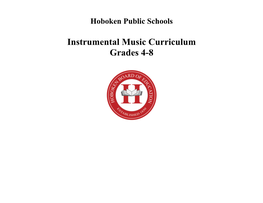 Instrumental Music Curriculum Grades 4-8