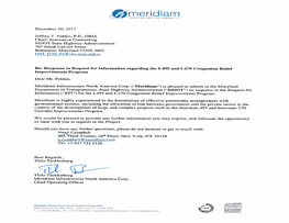 Meridiam Infrastructure North America Corporation (“Meridiam”)