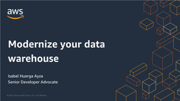 Modernize Your Data Warehouse