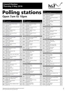 Polling Stations